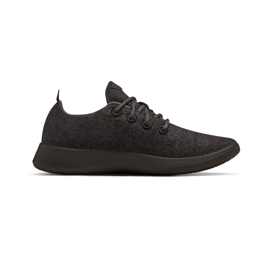 Allbirds Men\'s Sneakers Black - Wool Runners - 98763HXBD